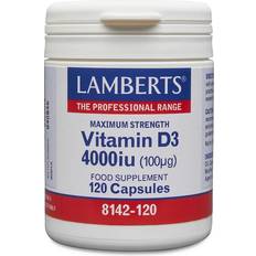 Lamberts C-vitaminer Vitaminer & Kosttillskott Lamberts Vitamin D3 4000iu 120 st