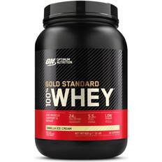 Förbättrar muskelfunktion Proteinpulver Optimum Nutrition 100% Gold Standard Whey Protein Vanilla Ice Cream 900g