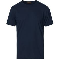 Stenströms Herr T-shirts Stenströms Solid Cotton T-shirt - Navy