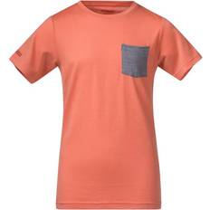 Bergans T-shirts Bergans Myske Wool Youth Tee - Cantaloupe (8916)