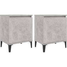 vidaXL Cabinets with Metal Legs Sängbord 30x40cm
