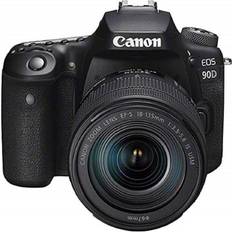 3840x2160 (4K) DSLR-kameror Canon EOS 90D + 18-135mm IS USM