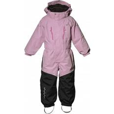 Avtagbar luva Vinteroveraller Barnkläder Isbjörn of Sweden Kid's Penguin Snowsuit - Frost Pink (4700)