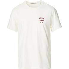 Nudie Jeans Överdelar Nudie Jeans Roy Logo T-shirt - Off White
