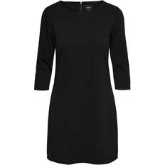 Dragkedja - Enfärgade - Korta klänningar Only Stretchy Dress - Black