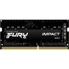 3200 MHz - 8 GB - SO-DIMM DDR4 RAM minnen Kingston Fury Impact SO-DIMM DDR4 3200MHz 8GB (KF432S20IB/8)