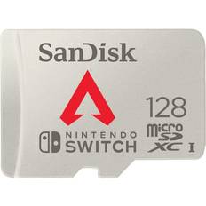 128 GB - Class 10 Minneskort SanDisk Nintendo Switch microSDXC Class 10 UHS-I U3 100/90MB/s 128GB