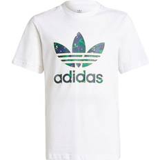 Kamouflage Överdelar adidas Boy's Allover Print Camo Graphic T-shirt - White (H20307)