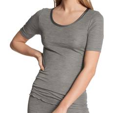 Calida T-shirts & Linnen Calida True Confidence Shirt Short Sleeve - Platin Melé