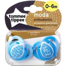 Tommee Tippee Moda Soother 0-6m 2-pack