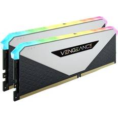 64 GB - DDR4 - Vita RAM minnen Corsair Vengeance RGB RT White DDR4 3200MHz 2x32GB (CMN64GX4M2Z3200C16W)
