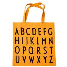 Orange Tygkassar Design Letters Favourite Tote Bag ABC - Orange