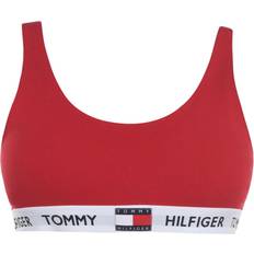 Tommy Hilfiger Dam Underkläder Tommy Hilfiger Tommy 85 Stretch Cotton Logo Bralette - Tango Red Xcn