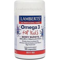 D-vitaminer - Ögon Fettsyror Lamberts Omega 3 for Kids 100 st
