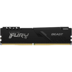 3200 MHz - 4 GB - DDR4 RAM minnen Kingston Fury Beast Black DDR4 3200MHz 4GB (KF432C16BB/4)