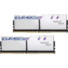 3200 MHz - 64 GB - DDR4 - Silver RAM minnen G.Skill Trident Z Royal Silver DDR4 3200MHz 2x32GB (F4-3200C16D-64GTRS)