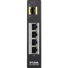 D-Link Gigabit Ethernet - PoE+ Switchar D-Link DIS 100G-5PSW