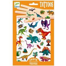 Klistermärken Djeco Tattoos Dinosaurus