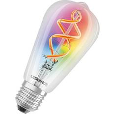 LEDVANCE E27 LED-lampor LEDVANCE Smart+ Fil Classic Edison RGBW LED Lamps 4.5W E27