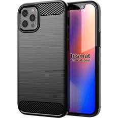 Insmat Apple iPhone 12 Pro Mobilskal Insmat Carbon And Steel Style Back Cover for iPhone 12/12 Pro