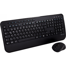 V7 Professional Wireless Keyboard and Mouse Combo German