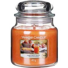 Yankee Candle Farm Fresh Peach Medium Doftljus 411g