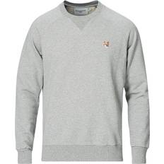 Maison Kitsuné Fox Head Patch Classic Sweatshirt - Grey Melange