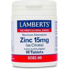 Lamberts C-vitaminer Vitaminer & Kosttillskott Lamberts Zinc 15mg 90 st