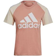 Adidas Dam - Långa kjolar - Rosa - Återvunnet material T-shirts adidas Women Sportswear Colorblock T-shirt - Ambient Blush