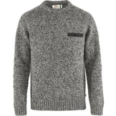 Fjällräven Herr - Stickad tröjor Fjällräven Lada Round-Neck Sweater - Grey