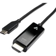 V7 Kabeladaptrar Kablar V7 USB C-HDMI 3.2 Gen 1 2m