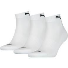 Puma Ankelstrumpor & Sneakerstrumpor - Herr Underkläder Puma Unisex Cushioned Quarter Socks 3-pack - White