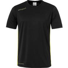Uhlsport Essential SS Shirt Unisex - Black/Lime Yellow