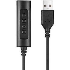 3.5mm kablar Sandberg Headset USB A - 3.5mm M-F 1.5m