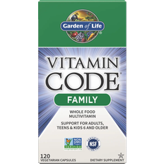 Garden of Life B-vitaminer Vitaminer & Kosttillskott Garden of Life Vitamin Code Family 120 st