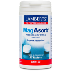 Lamberts C-vitaminer Vitaminer & Kosttillskott Lamberts MagAsorb Magnesium 150mg 60 st