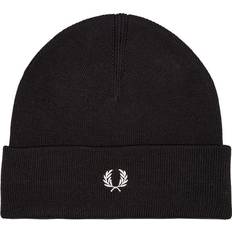 Fred Perry Huvudbonader Fred Perry Knitted Beanie - Black