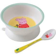 Petit Jour Bowl with Suction Pad & Spoon Peppa Pig