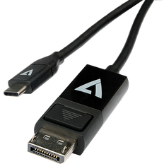 V7 Kabeladaptrar Kablar V7 USB C-DisplayPort 3.2 (Gen.1) 2m