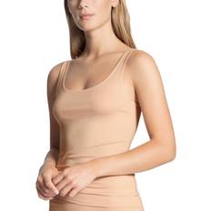 Calida 46 Linnen Calida Natural Comfort Rounded Neck Tank Top - Beige