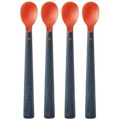 Tommee Tippee Orange Barn- & Babytillbehör Tommee Tippee Heat Sensitive Spoons 4-pack