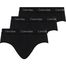 Calvin Klein Bomull - Briefs - Herr Kalsonger Calvin Klein Cotton Stretch Hip Brief 3-pack - Black WB