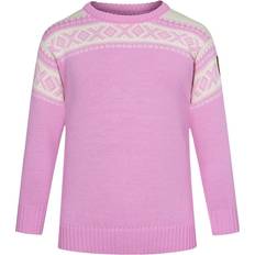 Dale of Norway Kid's Cortina Sweater - PinkCandy/Offwhite