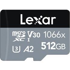 LEXAR 512 GB - microSDXC Minneskort & USB-minnen LEXAR Professional microSDXC Class 10 UHS-I U3 V30 A2 1066x 512GB