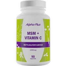 MSM - Tabletter Vitaminer & Mineraler Alpha Plus MSM + Vitamin C 90 st