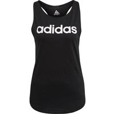 Adidas Dam - Långa kjolar T-shirts & Linnen adidas Essentials Loose Logo Tank Top - Black/White