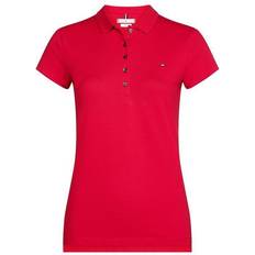 Tommy Hilfiger 14 - Dam Pikétröjor Tommy Hilfiger Women Core Heritage Polo Shirt - Apple Red