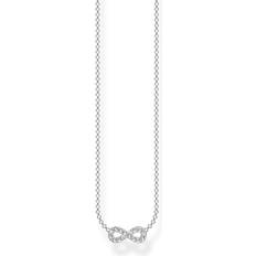 Thomas Sabo Infinity Necklace - Silver/Transparent