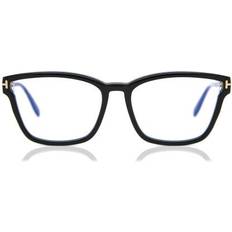 Spräcklig / Tortoise - Vuxen Terminal- & Blue Light-glasögon Tom Ford FT5707-B Blue-Light Block