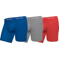 Calvin Klein Cotton Stretch Boxer Brief 3-pack - Red/Grey